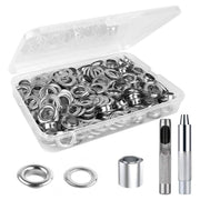 200 Sets 12mm Copper Metal Eyelet Grommet Tent Tarp Tool Tarpaulin Installation