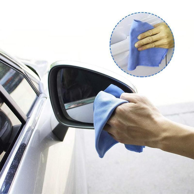 5/20 Pcs Microfibre Glass Cleaning Cloth Car Towel Window Dish Washing 40X40 Cm - 5 PCs
