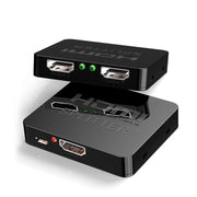 HDMI Switch Splitter 3-in-1 5-in-1 or 1-in-2 1080p 4K Manual or Remote Options - 5 in 1 Switch 4K Remote IR