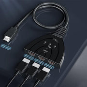HDMI Switch Splitter 3-in-1 5-in-1 or 1-in-2 1080p 4K Manual or Remote Options - 5 in 1 Switch 4K Remote IR