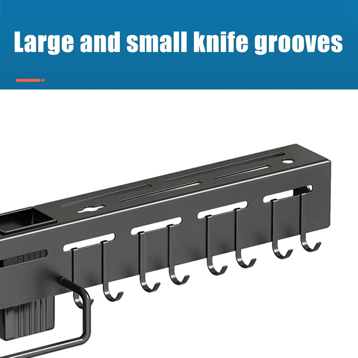 Stainless Steel Kitchen Utensil Storage Rack Organiser Knife Pan Holder Shelves