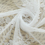 Elegant Lace Curtain Bedroom Window Door Screen Privacy Window Decor - 145*120cm
