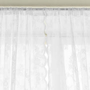 Elegant Lace Curtain Bedroom Window Door Screen Privacy Window Decor - 145*120cm