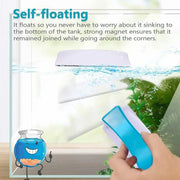 Magnetic Fish Tank Brush Algae Magnet Aquarium Cleaning Glass Aquatic Cleaner - S