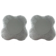2pcs Thick Yoga Kneeling Mat Knee Cushion for Elbow Support Gym Workout Pad - Purple