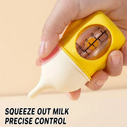 Silicone Pet Milk Feeding Bottle with Scale for Small Puppies and Kittens 20ml 80ml - 80ml-Pink