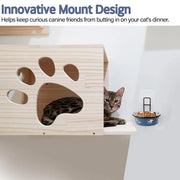 Stainless Steel Pet Bowl Hanging Cat Food Water Bowl Durable for Dogs and Cats - Red-14cm