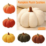 Soft Plush Pumpkin Pillow Cushion Sofa Living Room Bay Window Decor Indoor Toy - Orange