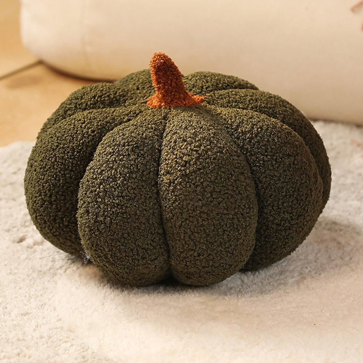 Soft Plush Pumpkin Pillow Cushion Sofa Living Room Bay Window Decor Indoor Toy - Red