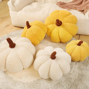 Soft Plush Pumpkin Pillow Cushion Sofa Living Room Bay Window Decor Indoor Toy - Red