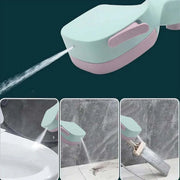 High Pressure Handheld Shower Head with Filter for Bathroom Water Saving Spray - Pink Blue