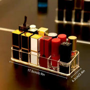 Desktop Transparent Storage Organizer Box Multi-Compartment Display Rack Holder - 16 grids