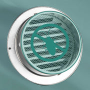 Stainless Steel Exhaust Fan Vent Outlet Flat Hood for Bathroom Kitchen Outlet - 150mm