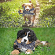 Puppy Squeaky Plush Toy Small Dog Chew Soft Bear Pet Companion - Purple-22cm