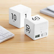 Cubic Timer for Students Time Management Study Exercise Reminder Tool Adjustable - 25-5-45-15
