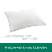 Luxor Australian Made Bamboo Cooling Pillow Standard Size Single Pack