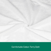 Woolcomfort Cotton Terry Fully Fitted Waterproof Mattress Protector Double Size