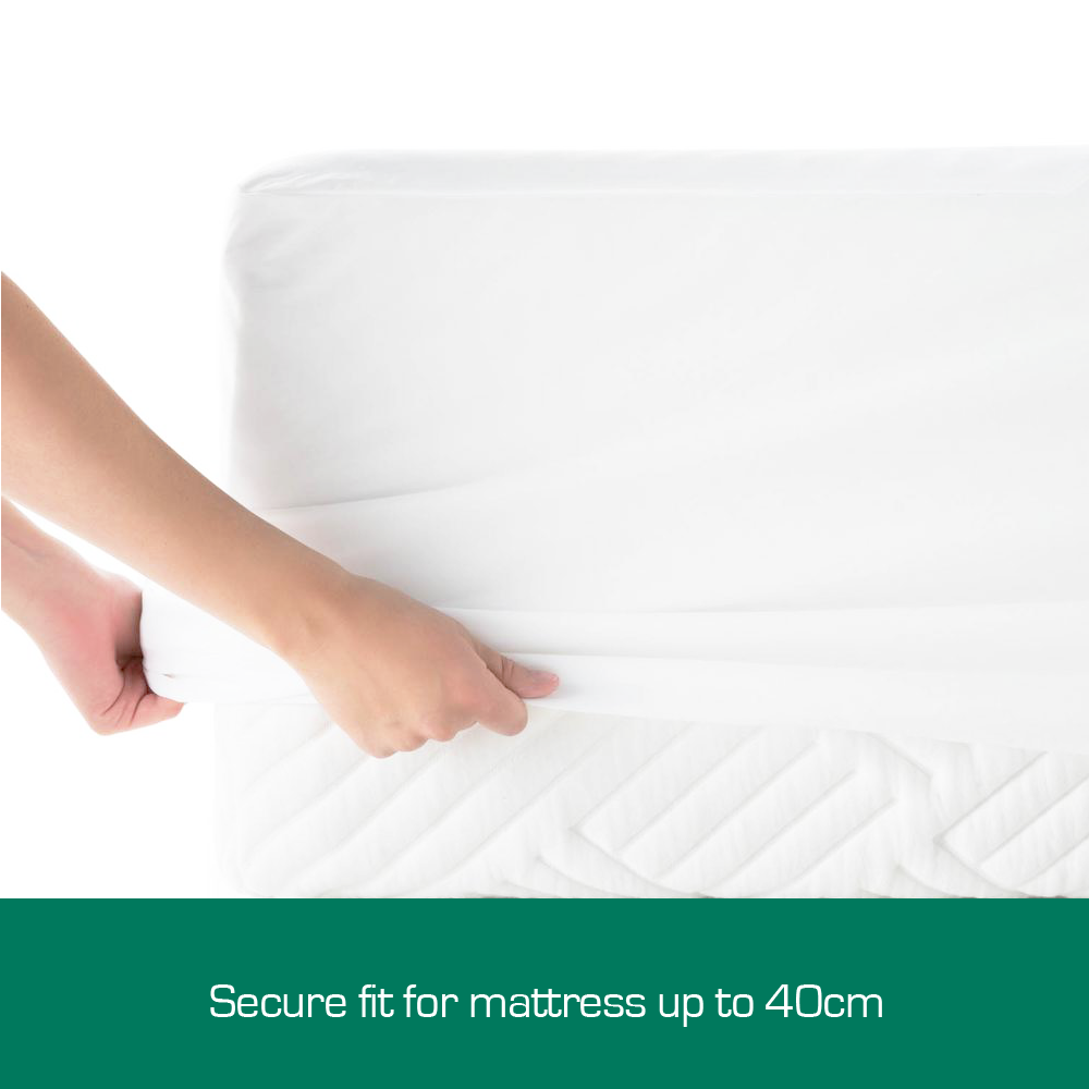 Woolcomfort Cotton Terry Fully Fitted Waterproof Mattress Protector Double Size