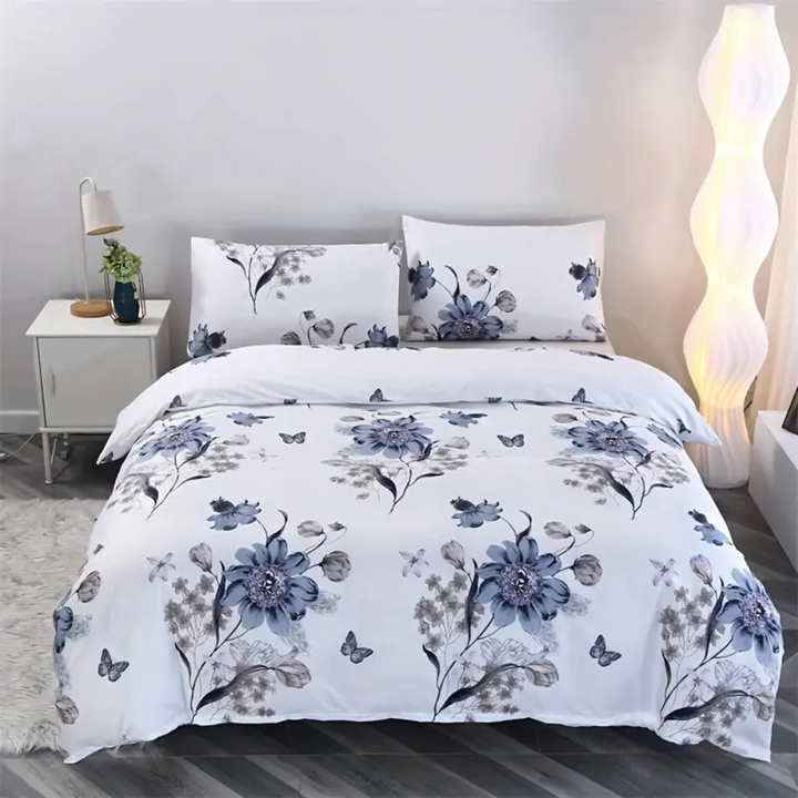 Dreamfields - Ever Floral Quilt Cover Set - (3pcs, King Size)