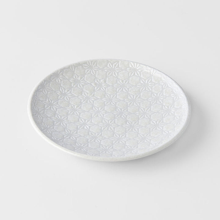 Tapas Plate 17cm White Star Glaze