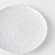 Tapas Plate 17cm White Star Glaze