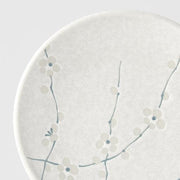 Tapas Plate 17cm White Blossom Glaze