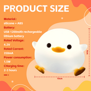 Squishy Cute Duck Night Light