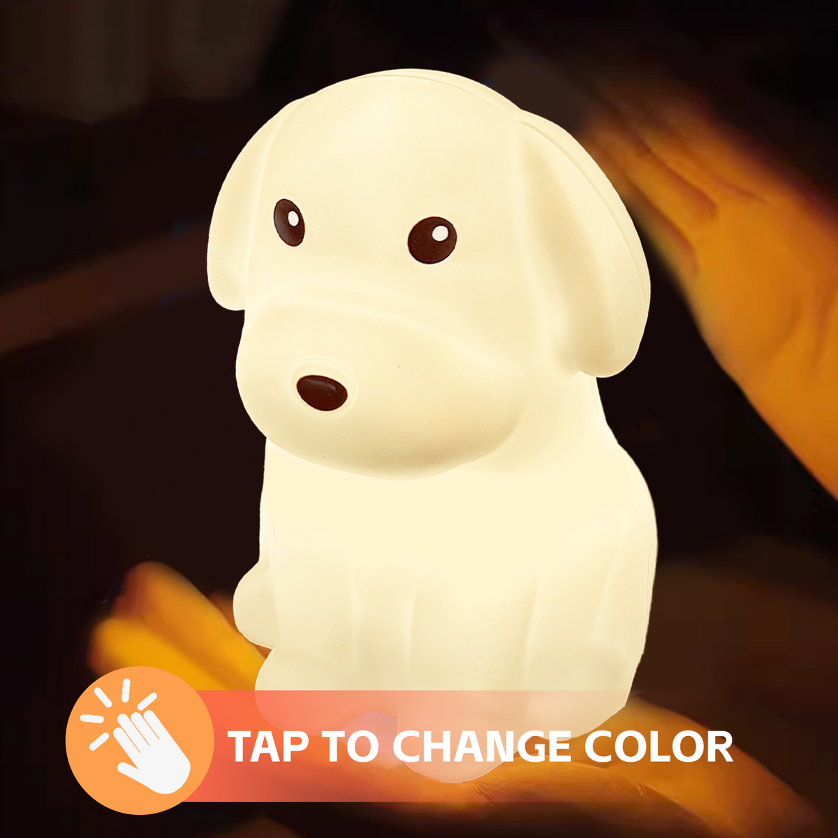 Squishy Dog Night Light