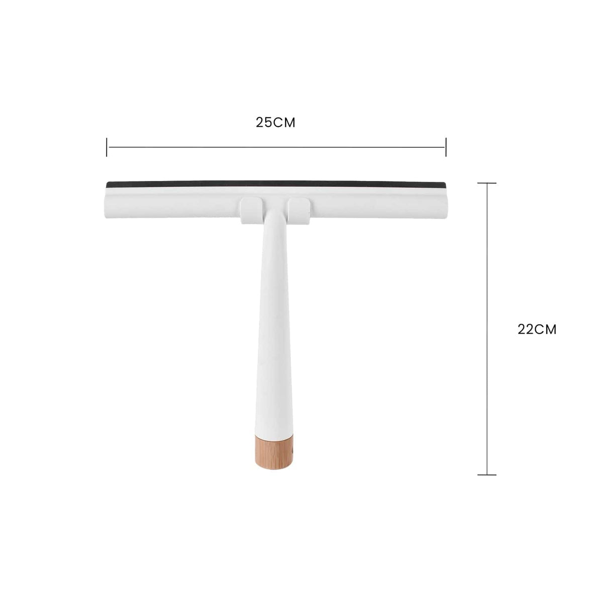 Bamboo Base Shower Squeegee with Holder