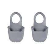 2 pcs Sink Caddy Silicone Sponge Rack – Adjustable Silicone Kitchen Sink Organizer