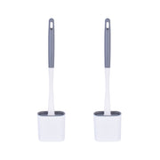 2 Pcs Toilet Brush Set