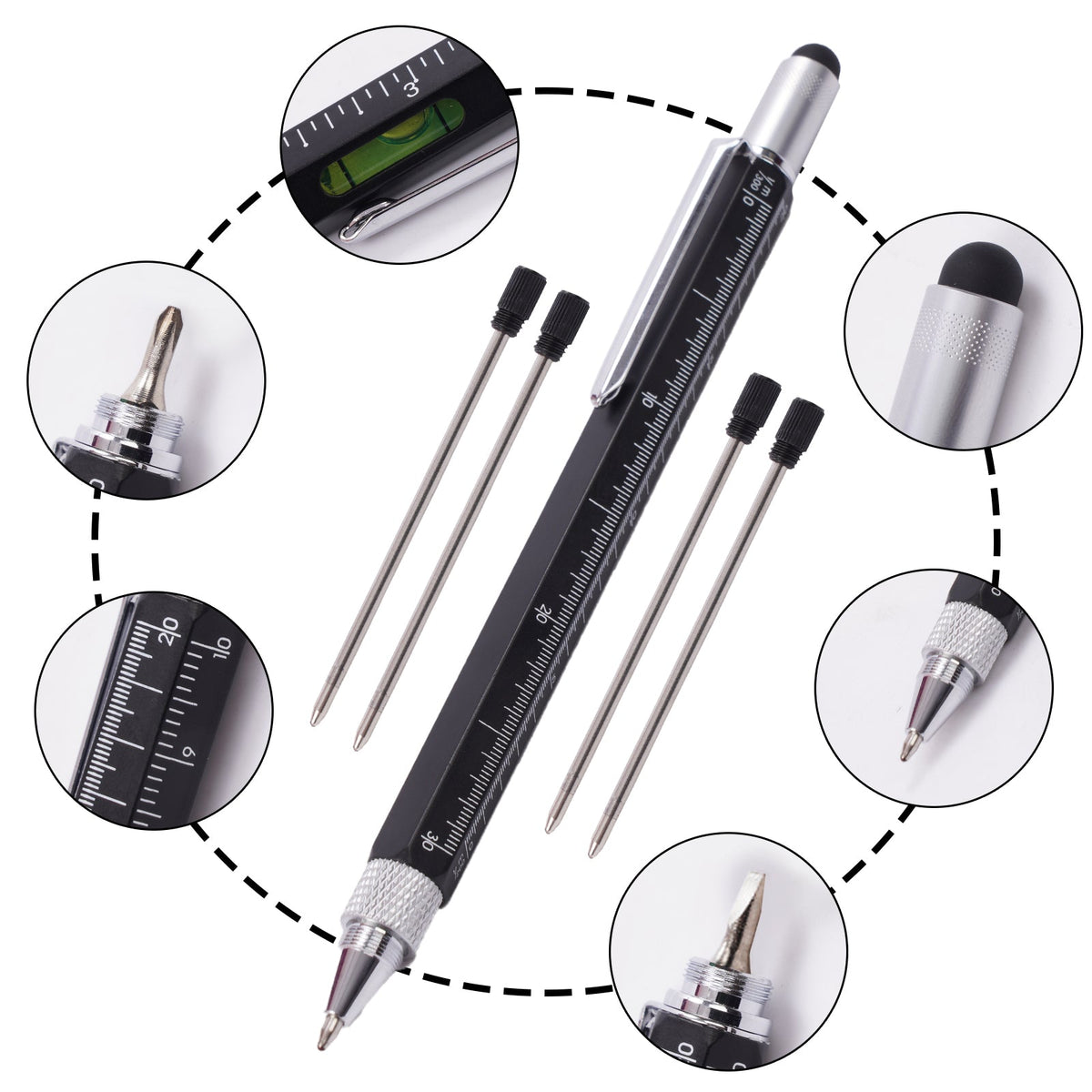 6 in 1 Multi Tool Trade Pen