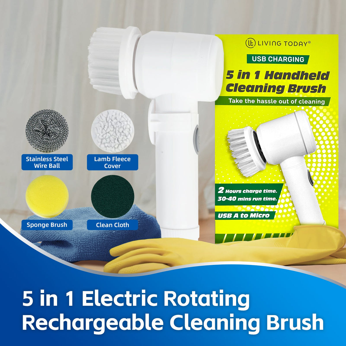 5-IN-1 ELECTRIC CLEANING BRUSH