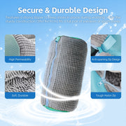 2Pcs Portable Shoe Washing Bag