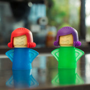 3 Pcs MAD MAMA Microwave Cleaner – BPA-Free Steam Cleaning (Assorted Colors)