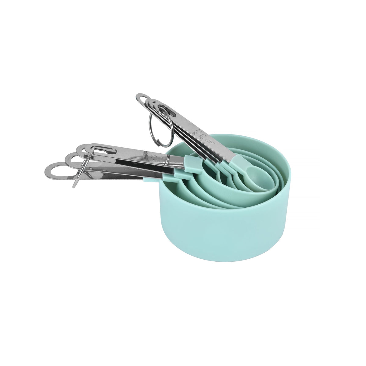 Stackable 4 Measuring Cup Set & 4 Spoon Set