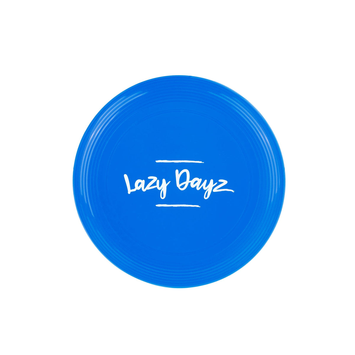 28cm Lazy Dayz Jumbo Neon Beach Frisbee - Blue