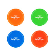 28cm Lazy Dayz Jumbo Neon Beach Frisbee - Blue