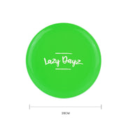 28cm Lazy Dayz Jumbo Neon Beach Frisbee - Green