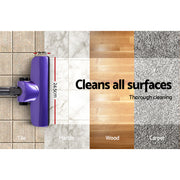 Devanti Stick Vacuum Cleaner Handheld Corded 450W Purple