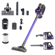 Devanti Stick Vacuum Cleaner Bagless Cordless 150W Purple