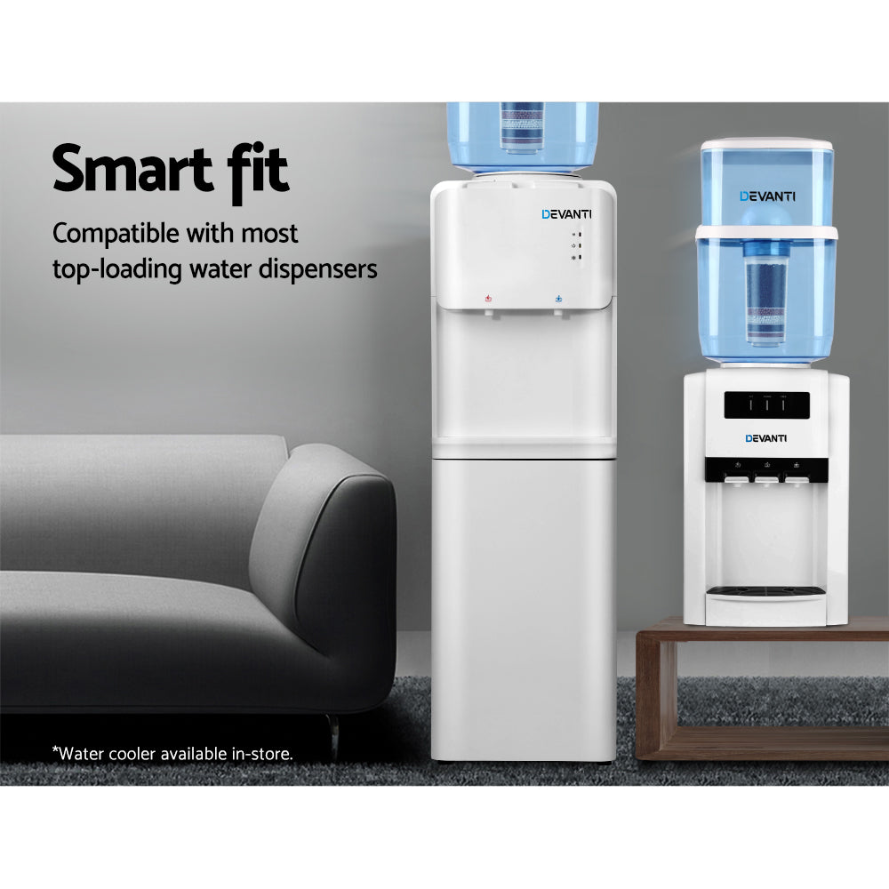 Devanti Water Cooler Dispenser 22L Filter Bottle