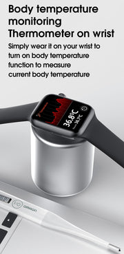 HW22/W26 Pro Smartwatch Series 6 44mm Smartwatch, Bluetooth, Heart Rate, iOS/Android